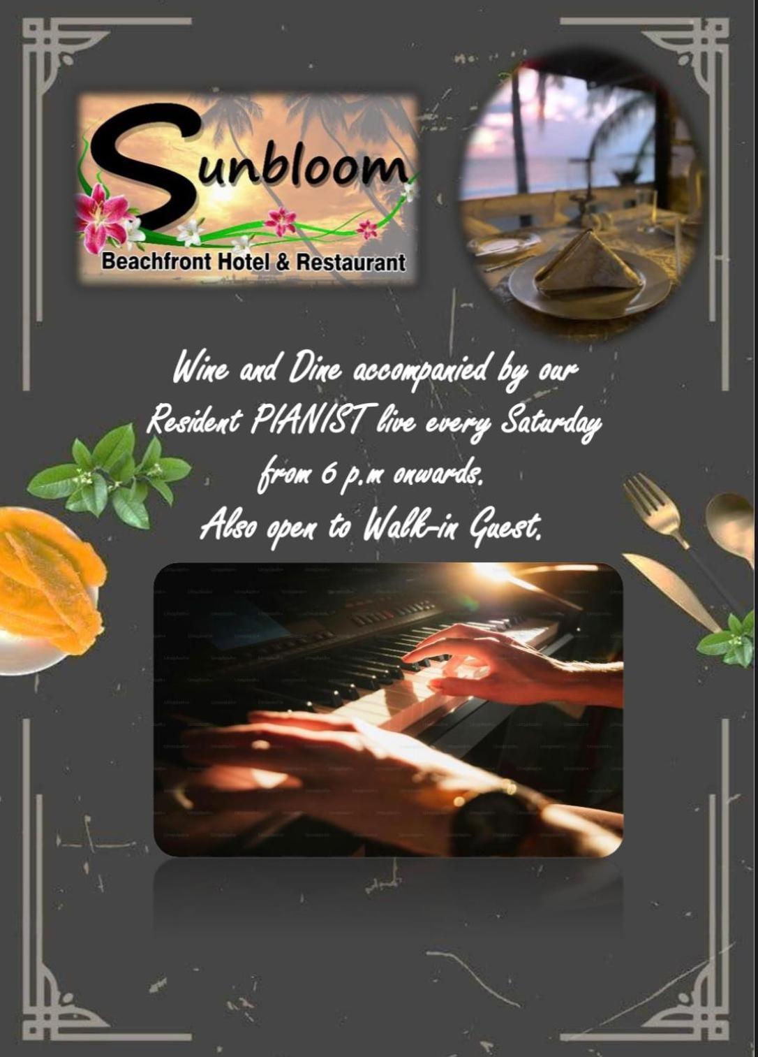 Sunbloom Beachfront Hotel And Restaurant Zambales Sinabacan Eksteriør bilde